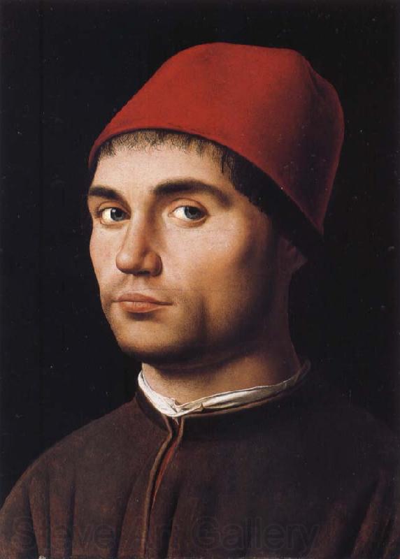 Antonello da Messina Portrai of a Man Spain oil painting art